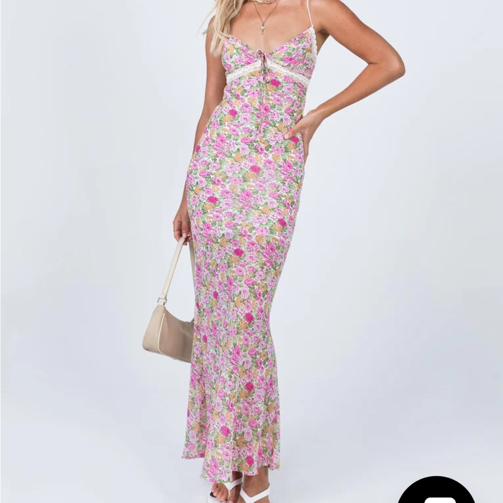 Long floral dress size 2
